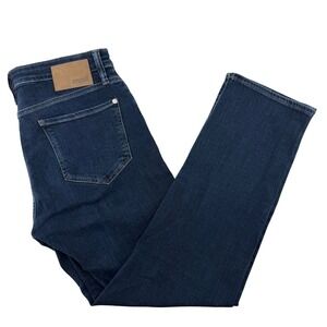 Mavi Zach Straight Leg Jeans Mens 33x30 Dark Wash Indigo Denim Classic Fit Blue